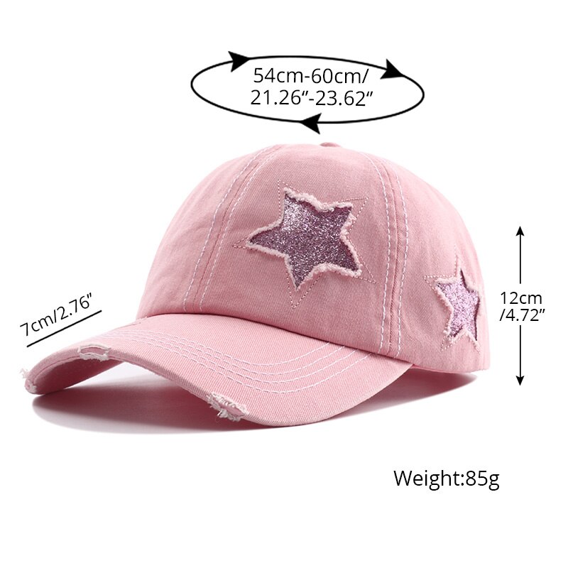 2022 nowy projektant kobiet czarny niebieski różowy wysoki kucyk czapka z daszkiem czapeczka Femme roztrzepany kok końnarty ogon Bling kapelusze dla kobiet kości