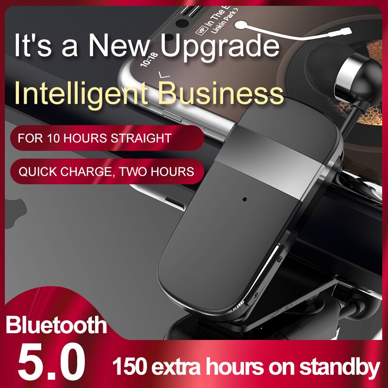 K53 Mini kabellos Bluetooth Headset Anruf Erinnern Vibration Sport Clip Fahrer Auriculares Kopfhörer PK F910 F920