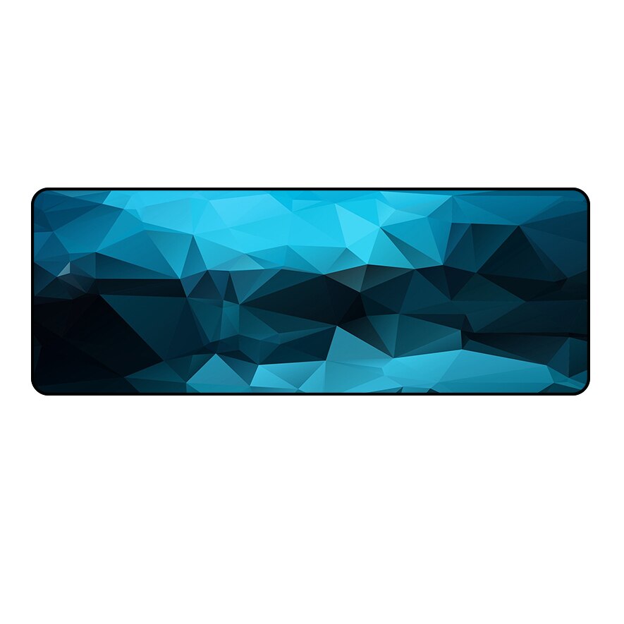 Custom Speed MousePad 800x300 Large Mouse Pad Rubber Gaming Keyboard Pad Otaku XL Gamer Office Laptop Computer Desk Mat: ocean blue