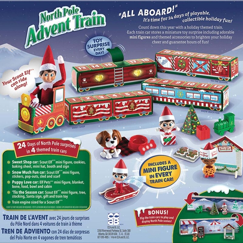 Train en papier elfe de noël, jouets de dessin animé, décorations, pour enfants