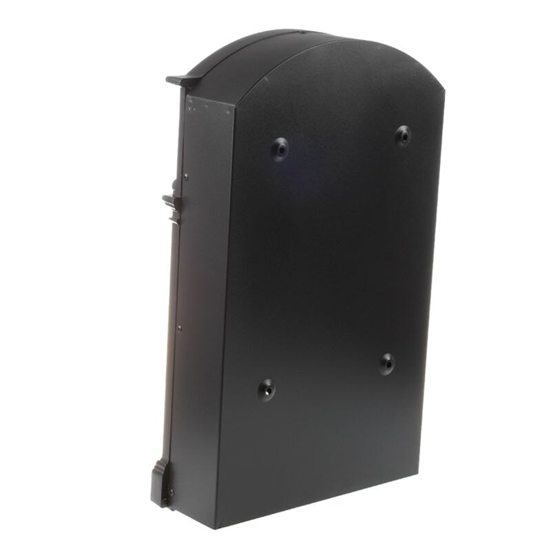Heavy Duty Black Aluminium Lockable Secure Mail Letter Post Box Letterbox