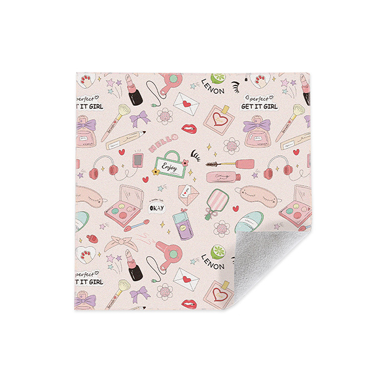 Magic Cloth Makeup Bag Camera Lens Wrapping Cloth Portable Patch Cloth Storage Bag Self-adhesive Organizer: Chocolate