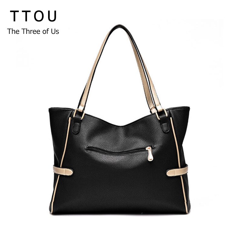 TTOU femmes gland fourre-tout décontracté dames sac à main sac à bandoulière en cuir synthétique polyuréthane grande capacité sac à main sac de banlieue femme