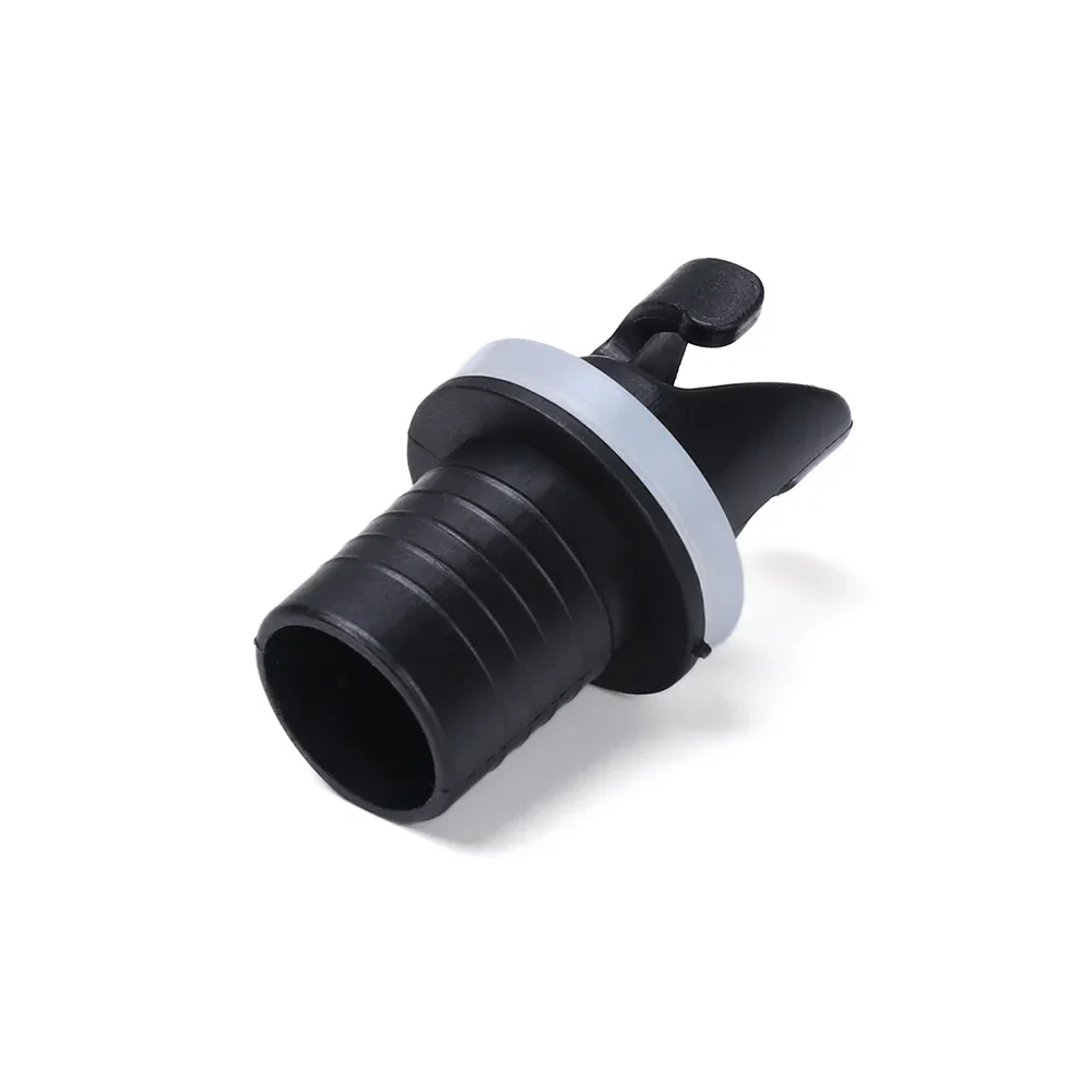 Water Sports Inflatable Boat Connector PVC Nylon Air Valve Caps Screw Hose Adapter Raft Foot Pump Fishing Kayak Boat Accessories: WHITE