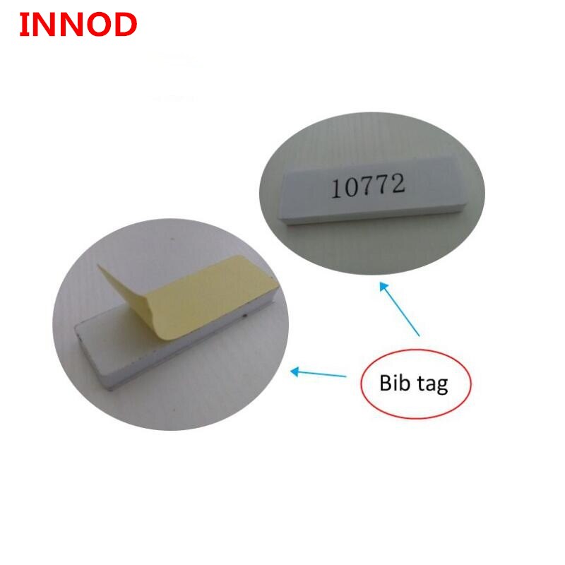 athletic timing system 902-928MHz sticker uhf rfid bib reader EPC Gen2 tag micro coming with foam
