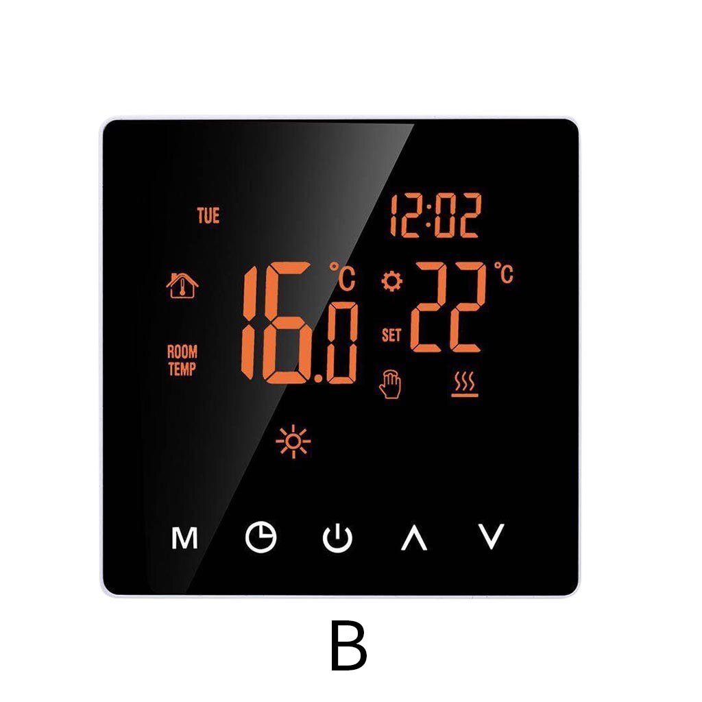 Smart Thermostat Digital Temperature Controller APP Control DisplayTouch Screen Week Programmable Floor Heatin: 2