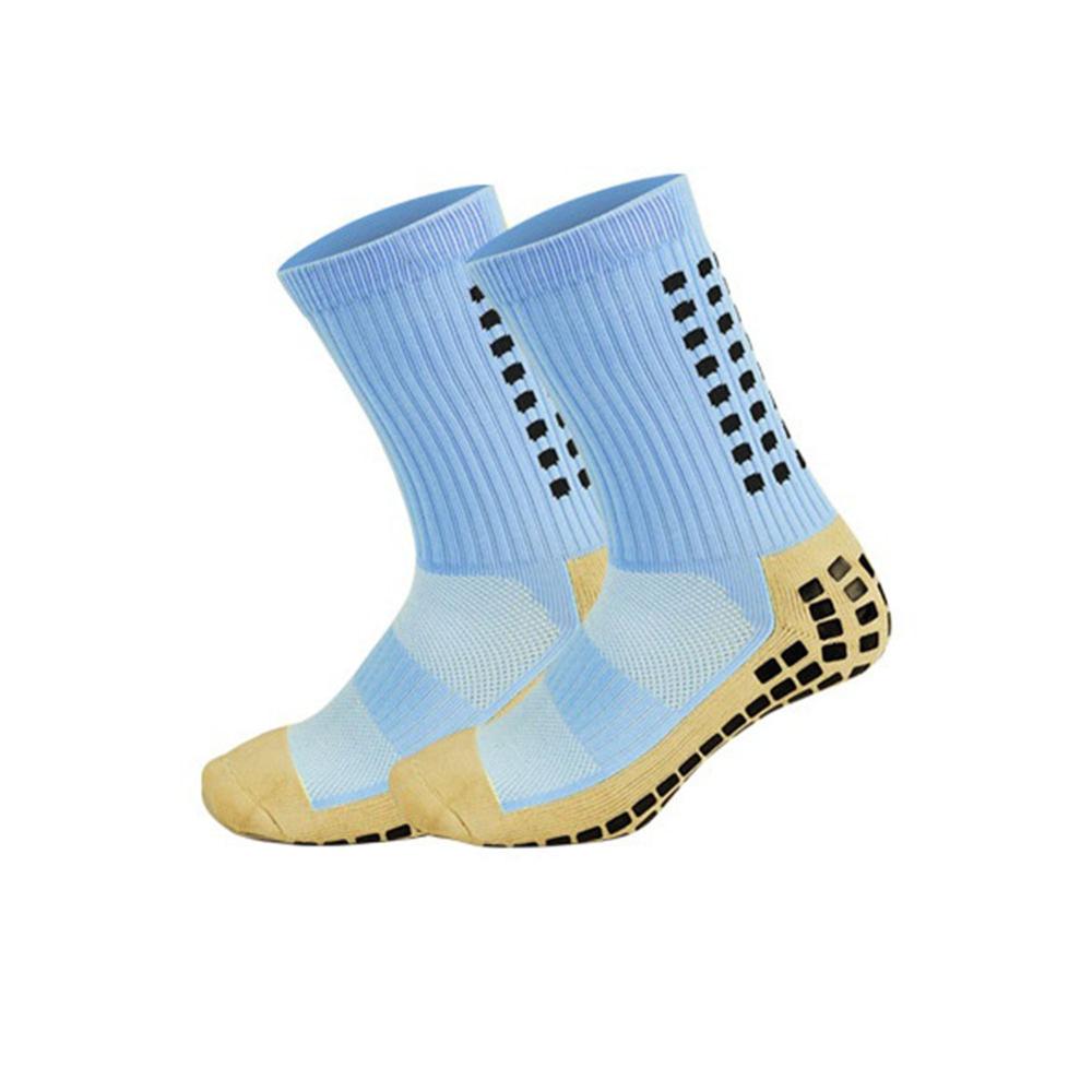 Calcetines de fútbol antideslizantes, medias deportivas de hombre, de algodón de buena , del mismo tipo que el Trusox, 9 colores, novedad: Marfíl