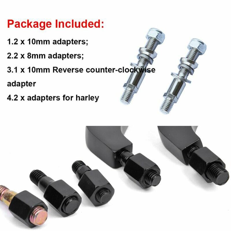 2 stuks 360 graden rotatie universele motorfiets metalen achteruitkijkspiegels motorfiets scooter achteruitkijk zijspiegels