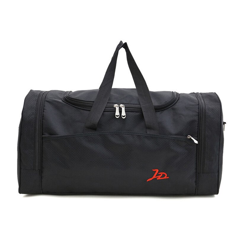 Travel Bag Men and Women Sports Training Fitness Bag Short Travel Handbag Large Capacity Luggage Bag sac de XA191K: Black