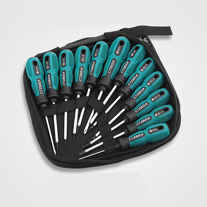 13pcs Inner Phillips Y Triangle Spanner Screwdriver Set Multi Bit Tools Precision Magnetic Long Screwdriver Hand Tool: Default Title