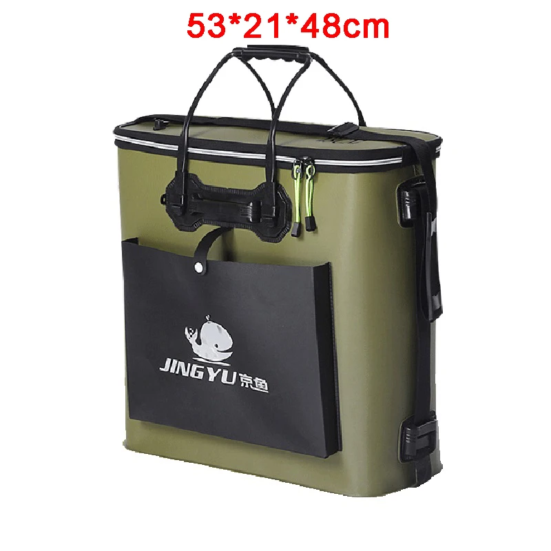 Draagbare Vissen Tas Water Emmer Opslag Dozen Inklapbare Dikker Live Aquarium Water Emmer Outdoor Camping Visgerei