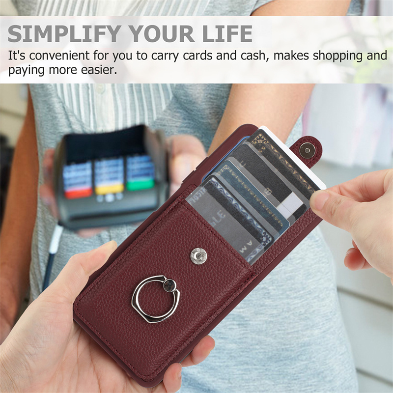 Étui portefeuille en cuir de luxe pour Xiaomi Redmi Note 11 11S 4G, fente pour carte, anneau de support, pour Redmy Note11 Note 11E Pro 11Pro