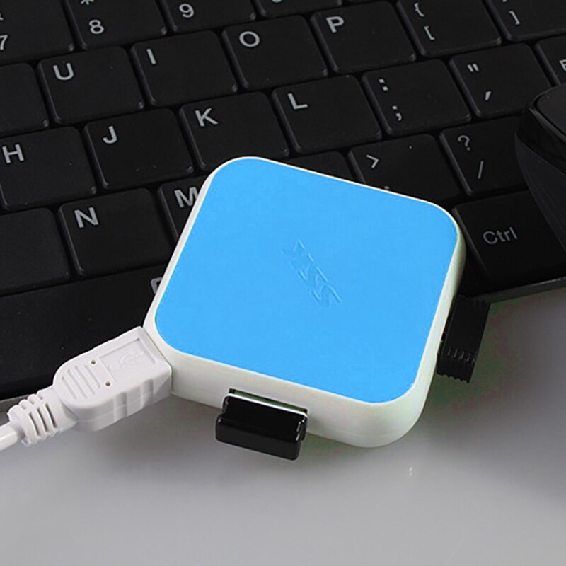 Ssk SHU029 USB2.0 Hub Een Voor Vier 4-Poort Hub Computer Compatibel Systeem Windows Xp/Vista/7 linux2.4 Mac Os 9.1 Of Hoger