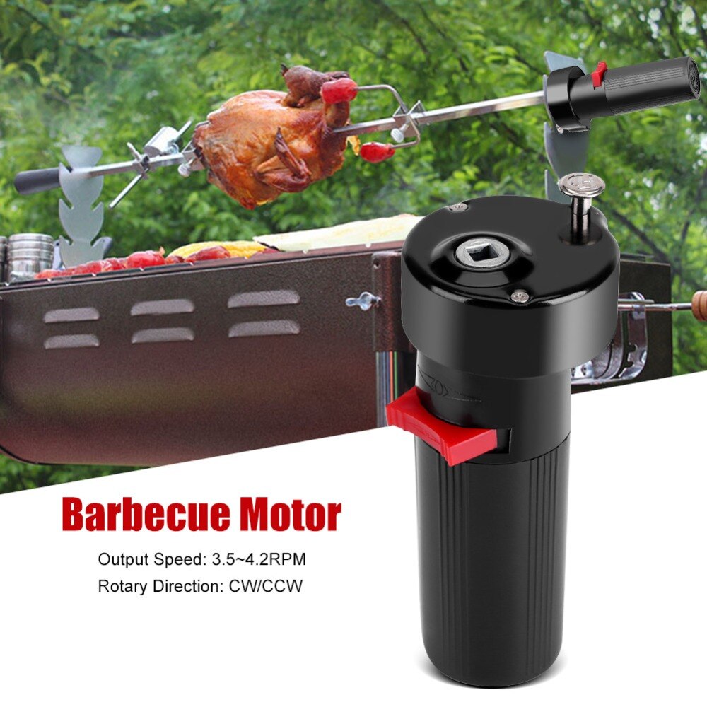 Elektrisk grill motor metall ugn rostad nötkött kalkon rotisserie gafflar spotta kol kyckling grill för utomhus camping matlagningsverktyg