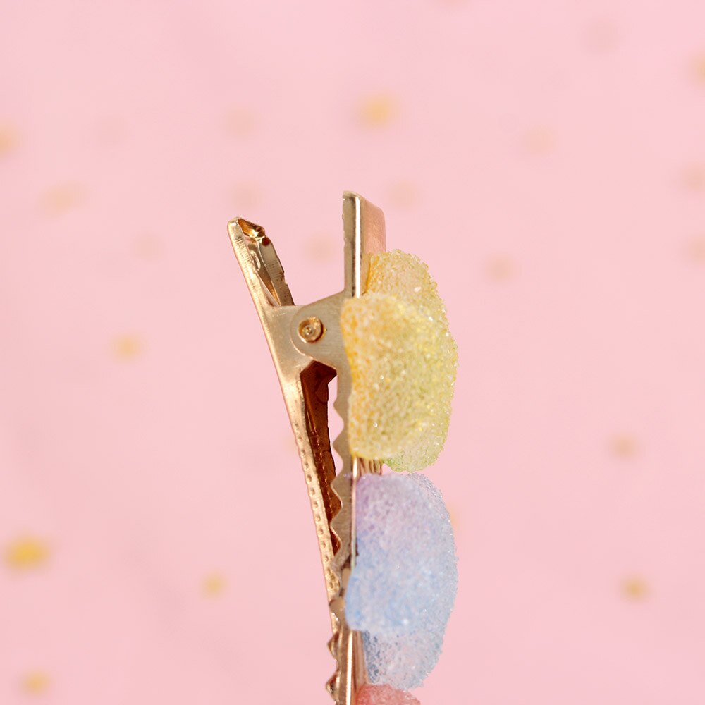 Søt hjerte godteri farge minimalistisk hårklipp hårgrep nydelige hårnåler hårnål hårtilbehør kawaii korea for kvinner