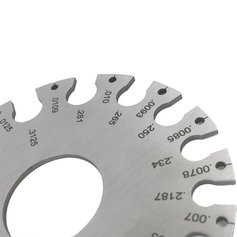 Dicke Messung Messgerät 0.3125 "-0.007" Skala Edelstahl Runde Durchmesser messen Werkzeug Für Nicht-eisen Draht und Metall