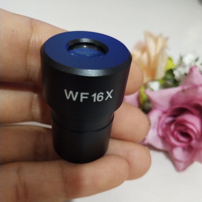 WF16X Magnification Small Lab Students Use Biological Microscope Eyepiece Lens with Mounting Size 20mm
