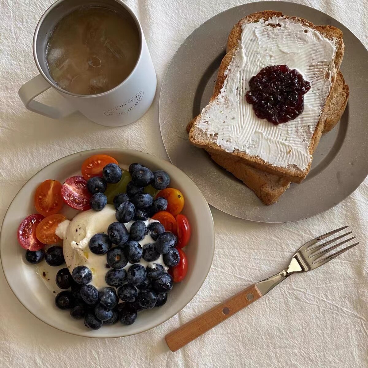 Retro Dinner Plates Serving Tray Snack Side Dishes Dessert Plate Vintage Stainless Steel Dinnerware