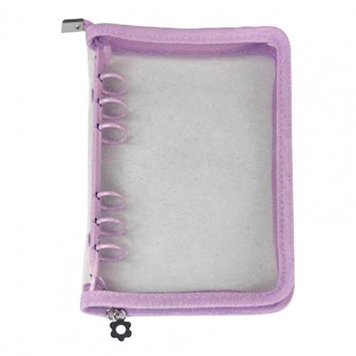 Waterproof Stationery Spiral Paper Binder Notebook Cover with 10 Inner Paper for Diary Manual Sketchbook,:  Purple