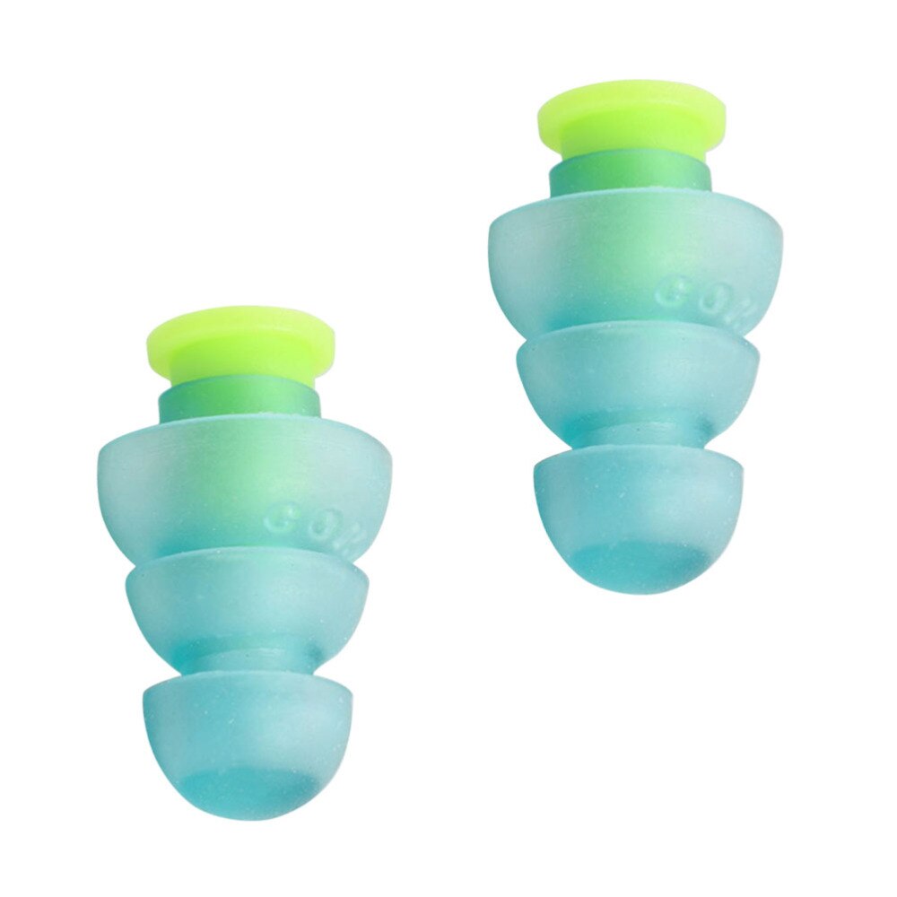 1 Pair DJ Earplugs Box Packed Earplugs Hearing Protection Noise Reduction Earplug (Blue)