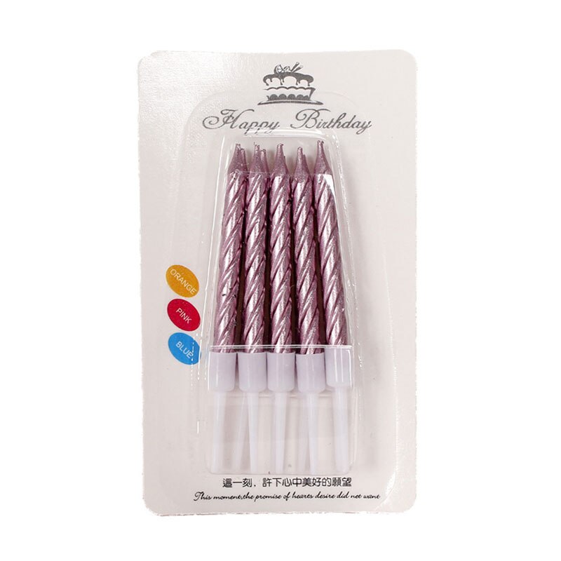 10Pcs/box Candle Cake Party Birthday Party Festival Supplies Lovely Birthday Candles For Kitchen Baking Party Supplies: 4