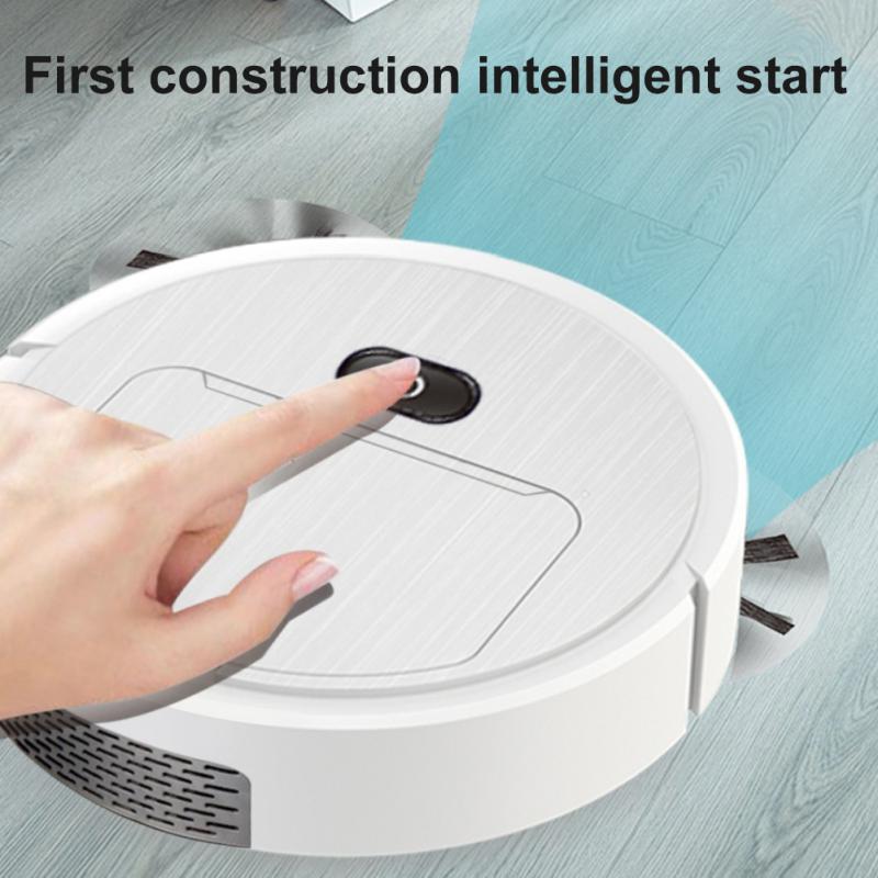 Auto Vacuum Cleaner Robot 3-In-1 Smart Wireless Sweeping Dry Wet Cleaning Machine Charging Intelligent Vacuum Cleaner In Car