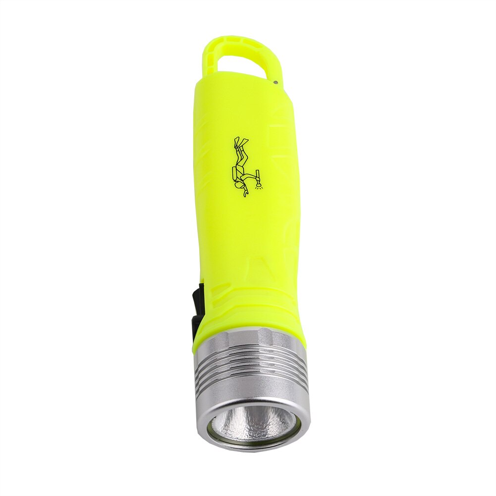 1800LM LED Flashlight Waterproof Underwater Diving Flashlight Dive Torch Light Lantern for Diving Camping Use 4*AA Battery