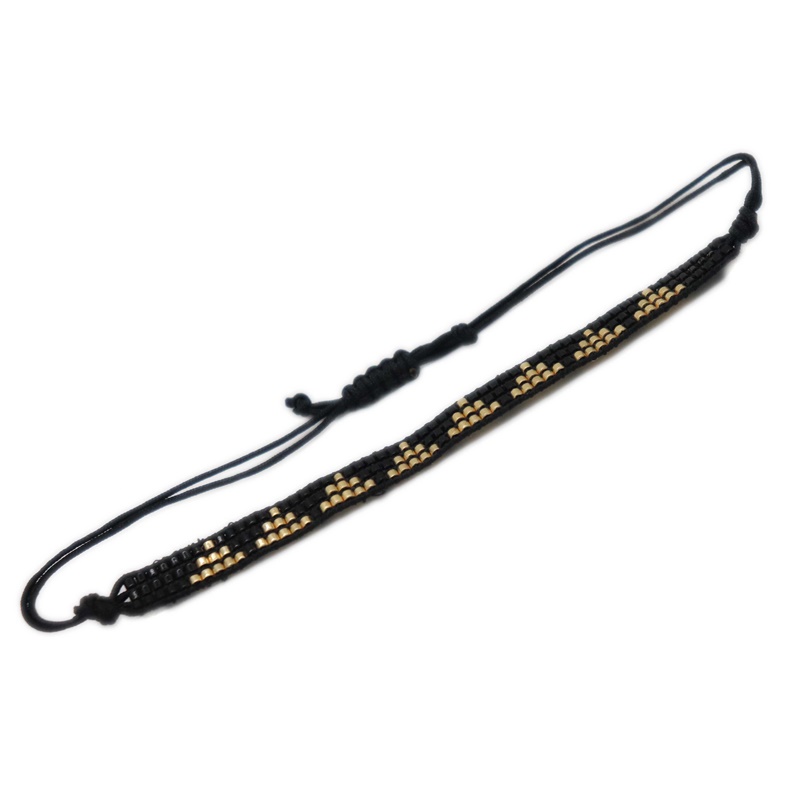 Bluestar Bohemian Glazen Kralen Ketting Armband Miyuki Accessoires Rood Zwart Hart Flamingo Charms Armband Voor Vrouwen Sieraden: Donkergroen