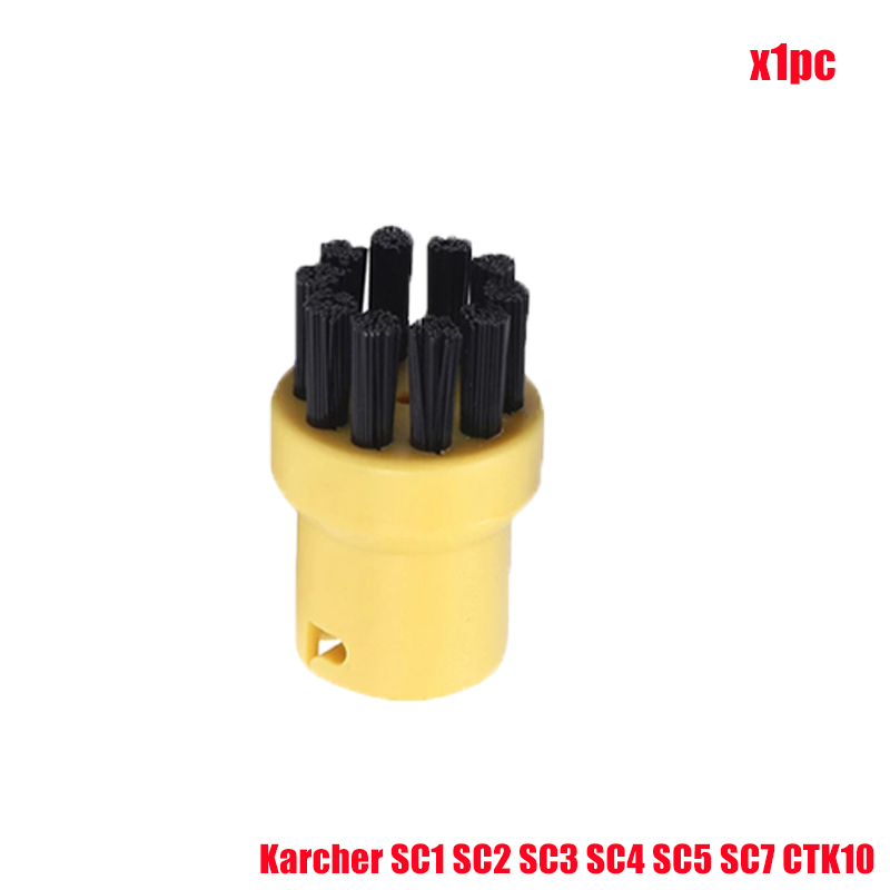 Borstels Voor Karcher SC1 SC2 SC3 SC4 SC5 SC7 CTK10 Handheld Stoomreiniger Nylon Borstel Sprinkler Nozzle Hoofd Onderdelen: Donker Kaki