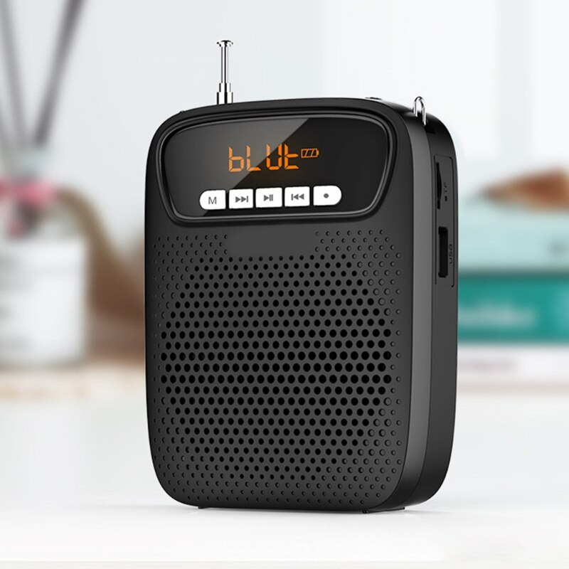 Mini amplificatore vocale ricaricabile portatile leggero da 15W con microfono per cuffie