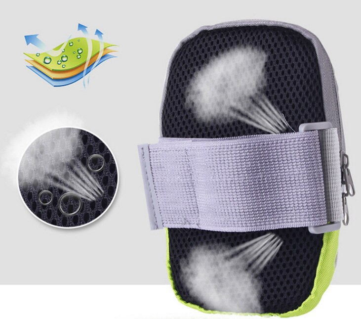 Mobiele Telefoon 6 Inch Sport Armband Running Case Voor iPhone X 8 Plus Galaxy S9 Waterdicht Camo Nylon Outdoor GYM bag Headset Poort