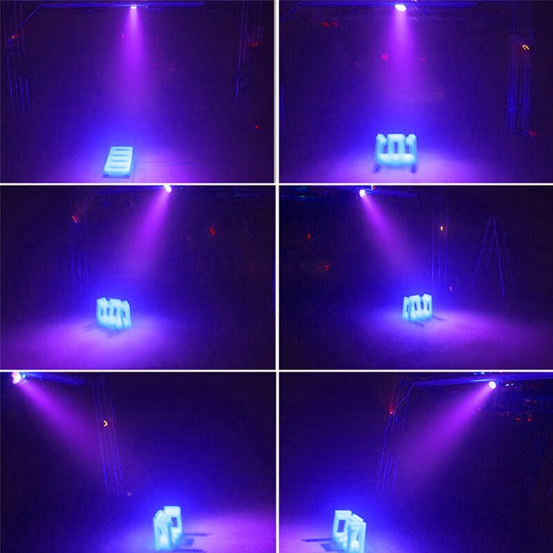 Lampe UV avec effets DMX LED, éclairage de scène, lampe UV Flash pour Disco noël, éclairage de scène DJ Par effet 512
