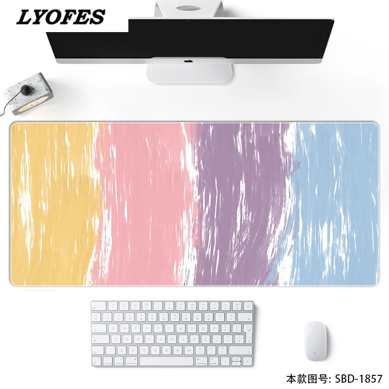 Kawaii Desk Pad Writing Desk Mats Gaming Mouse Pad Large XL 80*30cm Laptop Mouse Mat for Office Home Computer Keyboard