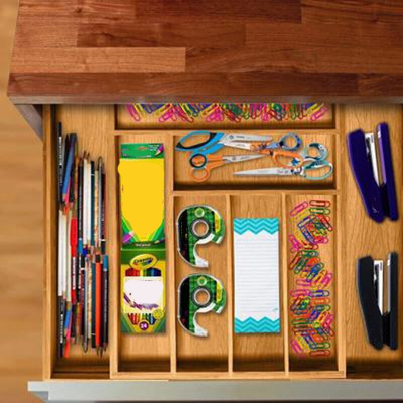 ! Uitbreidbaar Lade Organizer Premium Bestek En Gebruiksvoorwerp Keuken Lade Divider Tray Lepel Bestek Scheiding Oganizer