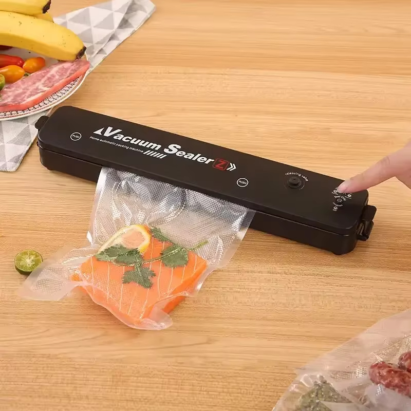 Automatische Verpackungsmaschine für Lebensmittel, Vakuumversiegelungsmaschine, tragbarer Haushalt, Vakuum-Lebensmittelversiegelung, Küchenhelfer, 220 V