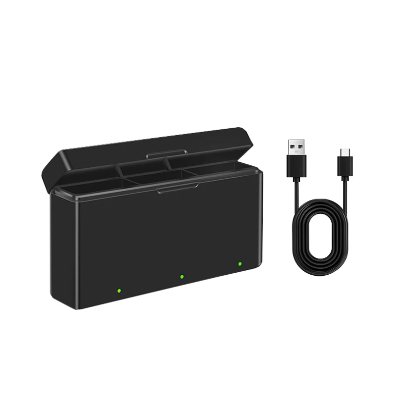 Battery for DJI Osmo Action 5 Pro Action Camera Batteries 3 Slots Fast Charger 2100mah Battery for Osmo 3 4 5 Pro Accessories: Other