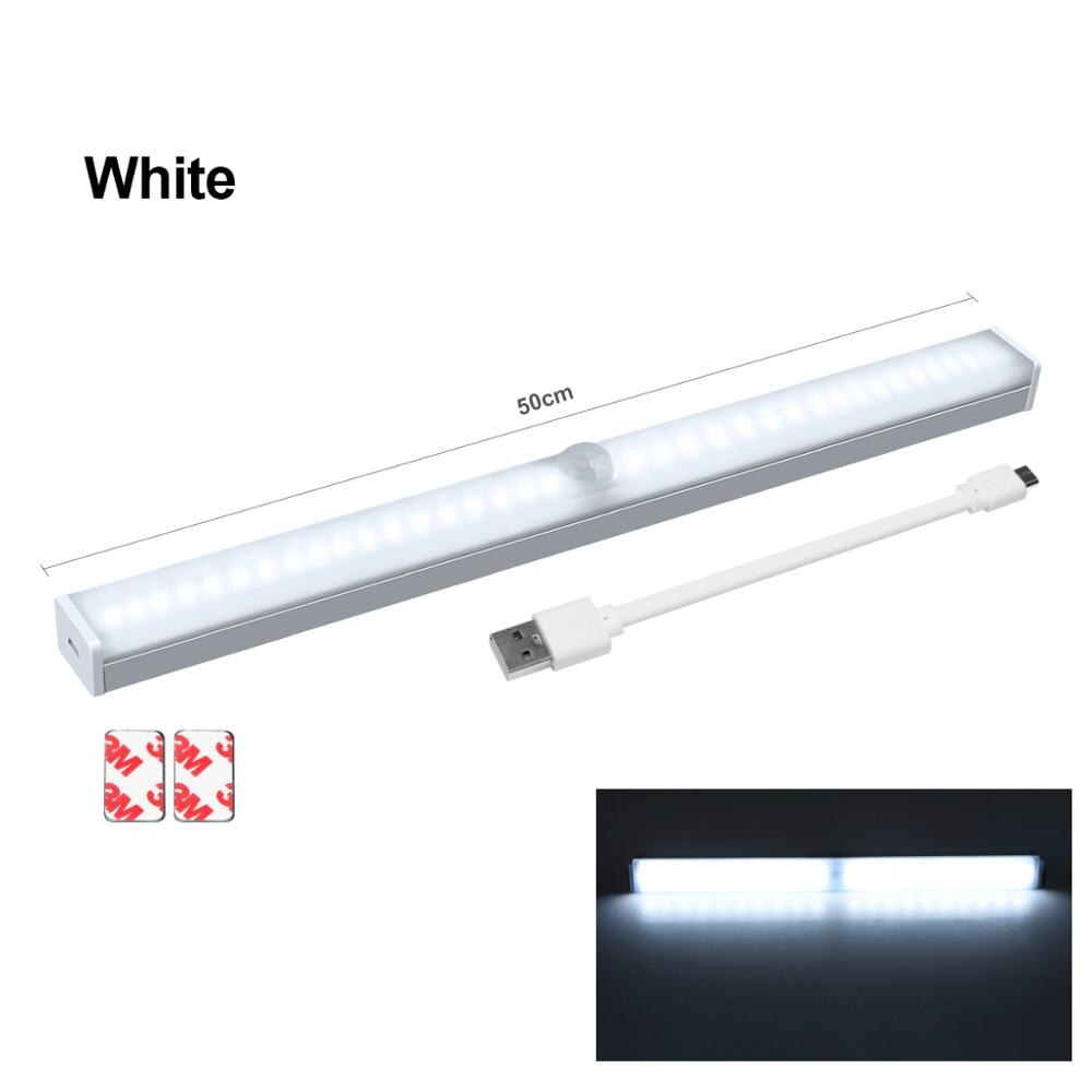 Smart Neon Led Lamp Motion Sensor With Magnetic Strip Home Wall room decor For Kitchen Bedroom Cabinet Closet Desk Night Light: White / 15 cm