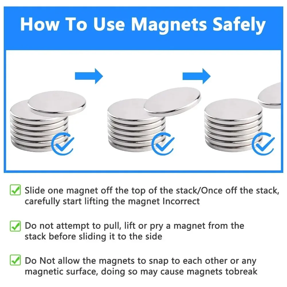 10-20 Pcs Super Strong Round Iman Magnet Powerful Neodymium Permanent NdFeB Magnet Disc Magnets Imans Magnetic for DIY Fridge
