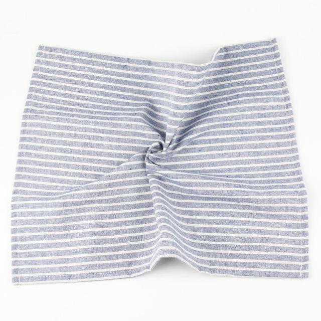 5 katoen linnen Servetten placemat isolatie mat eettafel mat comfortabele Servet stof tafel placemats Achtergrond: CJ008-3040Blue