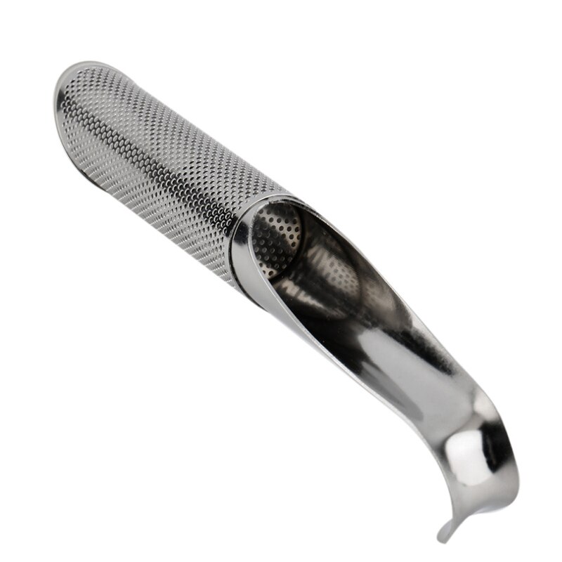 1Pcs Multifunctionele Zetgroep Pijp Thee Lepel Houder Tool Silver Rvs Theezeefje Keuken Accessoires
