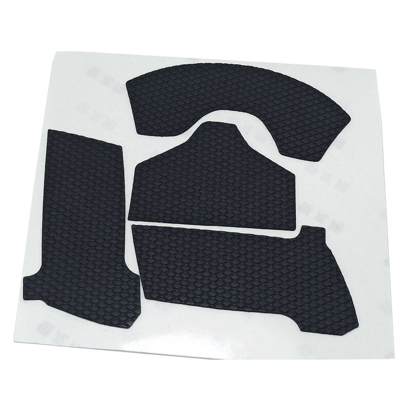 Juego de almohadillas laterales para ratón razer Viper Ultimate, pegatinas para Botón izquierdo y derecho, bordes curvos, agarre de silicona, 1 ud.