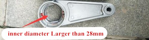Sway Crank Maintenance Barrier Gate accessories Wejon Crank replacement part: larger than 28mm