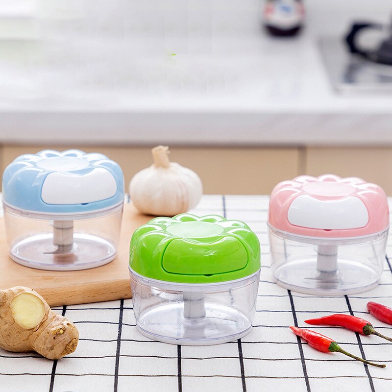 Household Garlic Crusher Hand-Pulled Garlic Triturator Manual Mashed Garlic Small Garlic Press Pull Garlic Cut Minced Garlic