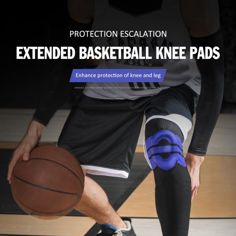 Football Basketball Leg Knee Long Sleeve Protector Gear Soccer Legwarmer Compression Shin Guard Calf Sleeve Leg Sleeve Knee Pads