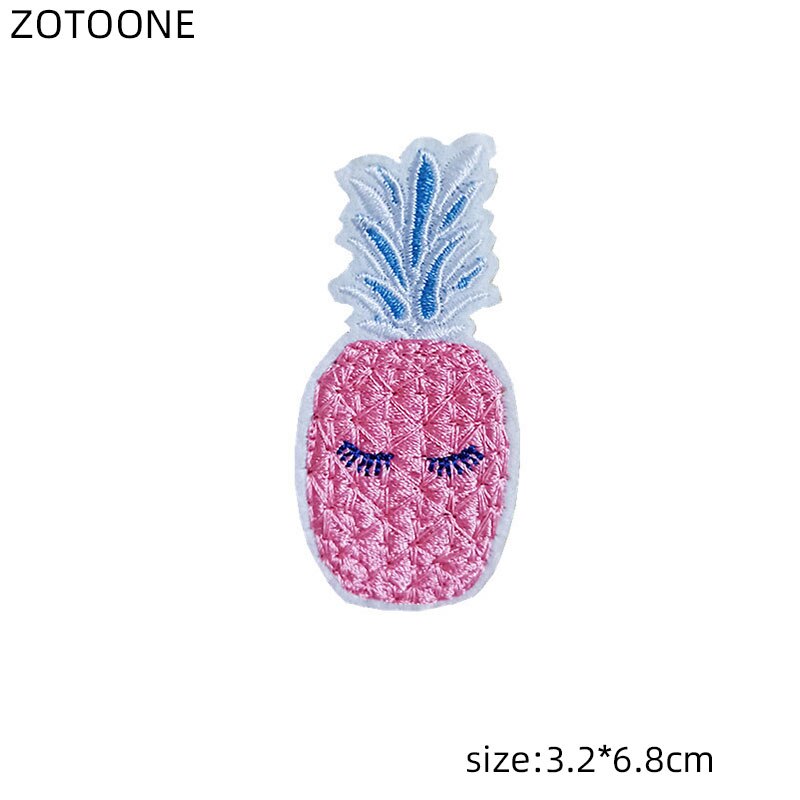 Zotoone Geborduurde Badge Ijzer Op Veer Patch Warmteoverdracht Voor Kleding Jeans Diy Kameel Cactus Patches Voor Kinderen Tas Applique E: Clear