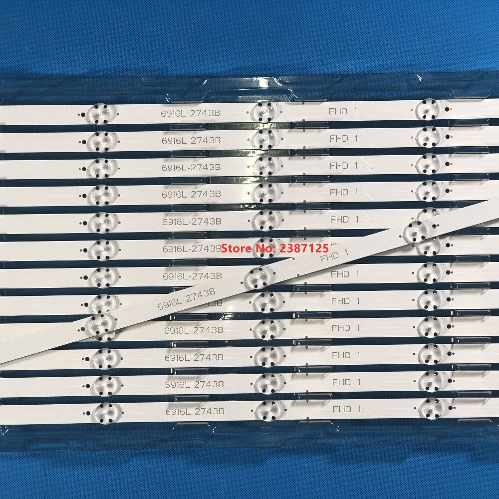 De retroiluminación Led 7 lámpara para LG Innotek 17Y 43inch-A-Type 43UJ6300 43UJ6307 43UJ634V 43LJ594V HC430DUN SSC_43LJ61_FHD 43UJ630V