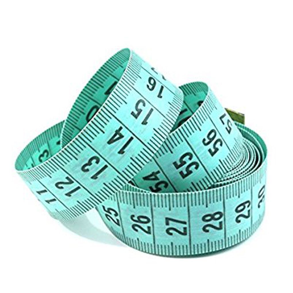 Regla de medición corporal de 150cm/60 ", cinta métrica de costura a medida, medidor de centímetro, cinta métrica de costura suave, Color aleatorio