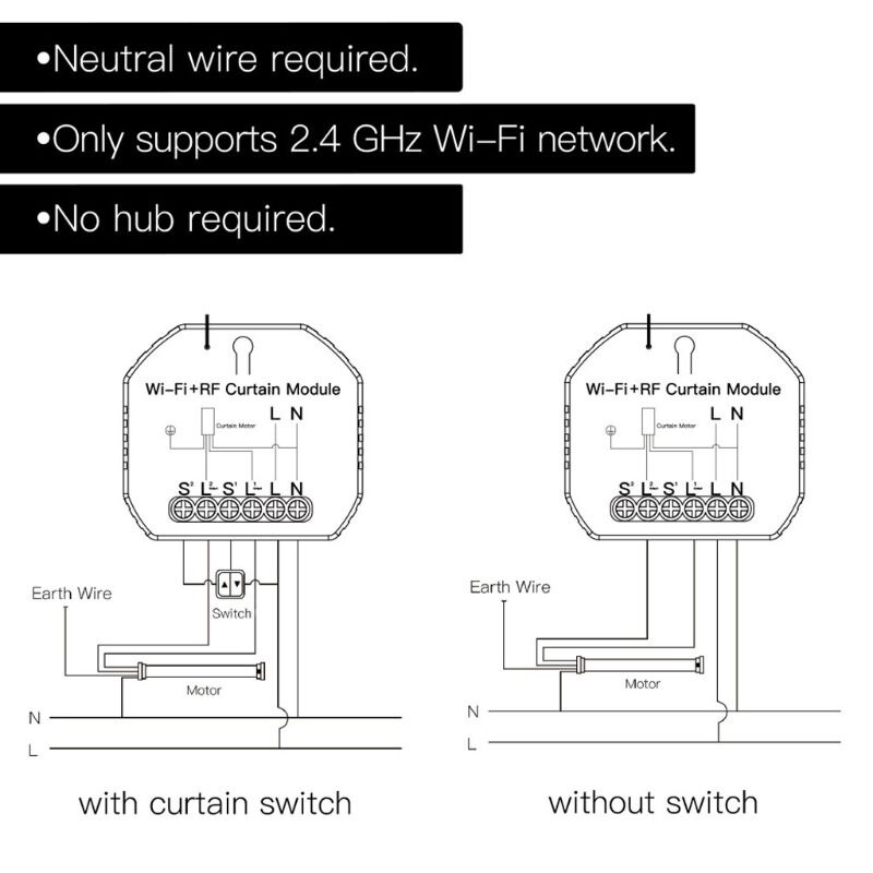 Wifi rf smart gardinmodul omkopplare rullgardiner jalusimotor timerinställning