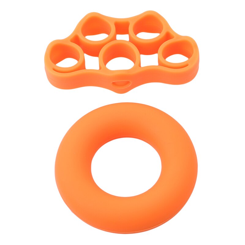 Mano Pinza presa Anello di silicone A Mano fascia di Resistenza di Barretta Barella-Esercizio Avambraccio Polso Formazione Carpale espansore 2 pz/impostato