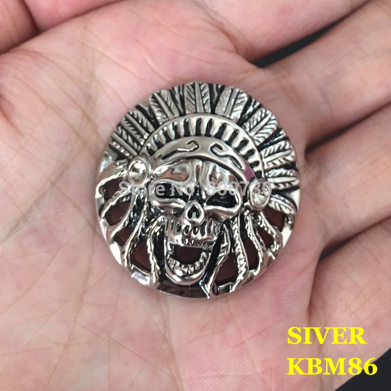 (KBM86) 10 st 1-3/8 ''(34.5mm) indian Chief Head Conchos Westerse Paardensport Tack Concho Screwback Leathercraft Silver